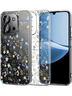Tech-Protect Flexair Back Cover Spring Flowers (Xiaomi Redmi 15C / Poco C85)