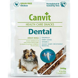 Canvit Grain Free Dental Adult Dog Chicken 200gr