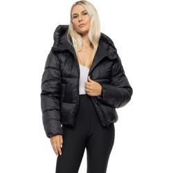 Splendid Γυναικείο Μπουφάν Χειμωνιάτικο Puffer Κοντό Μαύρο 54-101-021