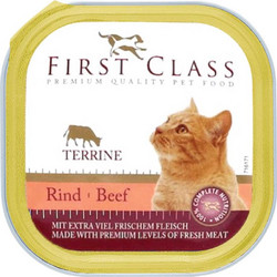First Class Premium Adult Terrine with Beef 100gr