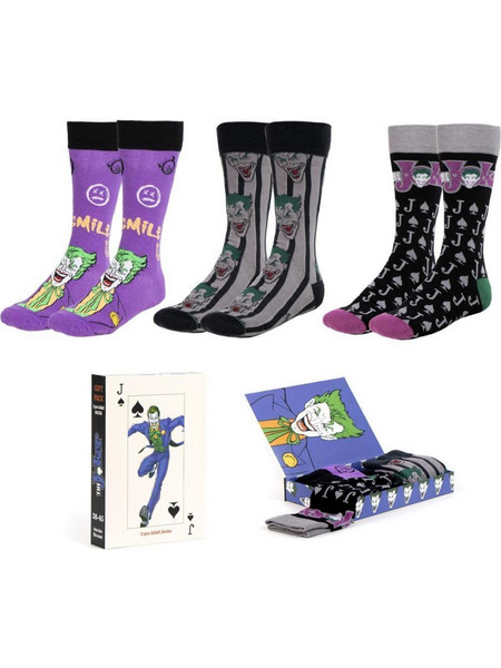 JOKER - 3 Pairs socks Pack (UK Size 5-10,5)