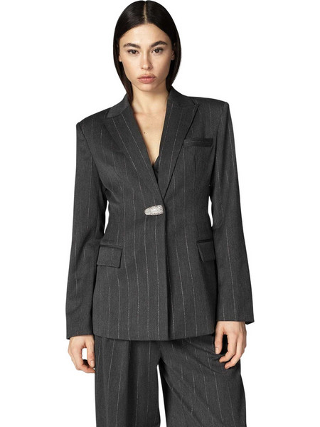 TWENTY FOUR W Norma Jacket Γυναικείο Σακάκι Γκρι F25LINORMA-GRZ SCUPO