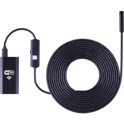 Ενδοσκοπική κάμερα Wifi USB αδιάβροχη με 5M καλώδιο και ρυθμιζόμενο φωτισμό 6X LED για Android και iOS YPC99