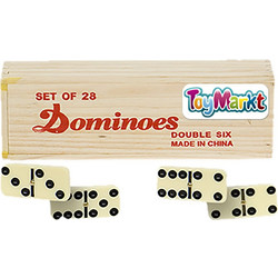 ToyMarkt Ντόμινο 28τμχ Επιτραπέζιο Παιχνίδι για 8+ Ετών για 1-2 Παίκτες 89119