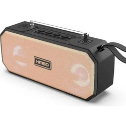 Kimiso KMS-221 Ηχείο Bluetooth 5W με Ραδιόφωνο Χρυσό