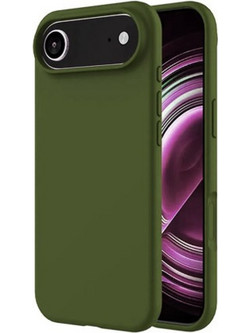 Θήκη Rubber Ενισχυμένης Σιλικόνης για iPhone 17 Air Χακί