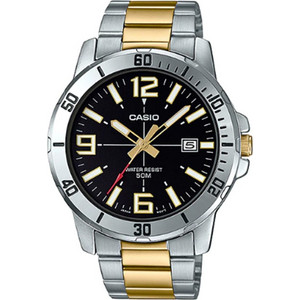 Casio Standard Ανδρικό Ρολόι με Ασημί Μεταλλικό Μπρασελέ MTP-VD01SG-1B Casio Standard Ανδρικό Ρολόι με Ασημί Μεταλλικό Μπρασελέ MTP-VD01SG-1B