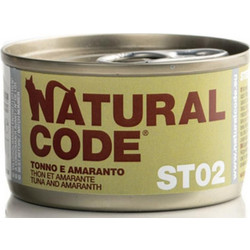 Natural Code ST02 Adult Sterilised with Tuna & Amaranth 85gr