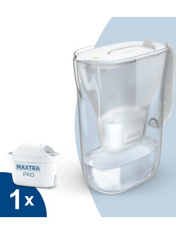 Brita Style Essential+1 Maxtra Pro PP filter jug (white)