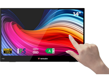 Verbatim Light Series 32400 IPS Φορητό Monitor 14" 1920x1080 FHD 60Hz 20ms