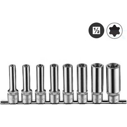 FORCE 4083 Σειρά Καρυδάκια Θηλυκά E-Torx 1/2 (8 τεμ)