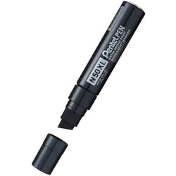 Pentel Μαρκαδόρος Ανεξίτηλος Μαύρος Λοξός N50XLA