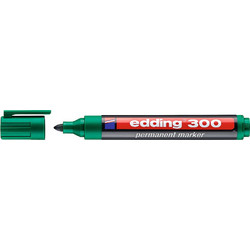 EDDING ανεξίτηλος μαρκαδόρος 300, 1.5-3mm, επαναγεμιζόμενος, πράσινος