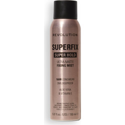 Revolution Super Fix Super Hold Ultra Matte Fixing Mist, 150ml