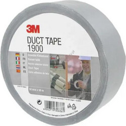 3M Duct Tape Economy 1900 50mmx50m Silver (DE272913737) (MMMDE272913737)