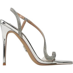 Steve Madden Natalia Γυναικεία Πέδιλα Silver SM11002025-02003-998