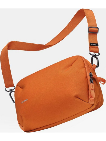 Orbitkey Travel Sling 3L Ανδρική Τσάντα Χιαστί Terracotta