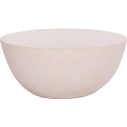 HomeMarkt Allan Βοηθητικό Τραπεζάκι Σαλονιού Κεραμικό Φ92xΥ49cm HM18162.02