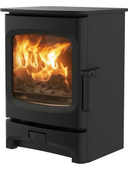 Charnwood Aire 3 Low Stand Black Ατσάλινη Ξυλόσομπα 5kW