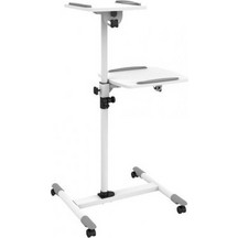 Techly ICA-TB TPM-6 Έπιπλο στήριξης Trolley για Notebook / Προβολέα Λευκό - Techly