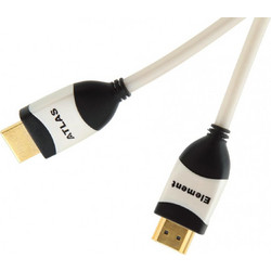 Atlas Καλώδιο HDMI 2.0 HDMI Male to HDMI Male 1m White