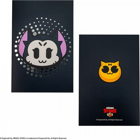 Premium Τετράδιο Α5 με Μαλακό PU Εξώφυλλο BRAWL STARS Kit