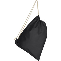 Τσάντα Πουγκί Backpack-1DS SG Accessories Cotton Backpack Single Drawstring Black