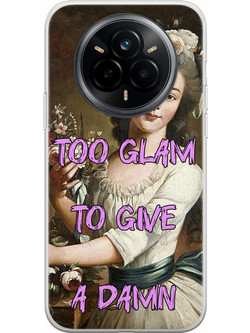 Θήκη Vintage Lady - Too Glam To Give A Damn Realme 14 Pro 5G Flexible TPU (Διάφανη Σιλικόνη)