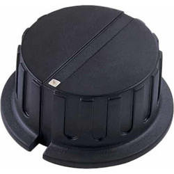 ELECTROVISION Black Pointer Rotary Knob with White Indicator (F207C)