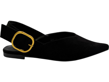Γυναικεία Pointy Slingback Ballerinas Cink-Me P6916 ΜΑΥΡΟ