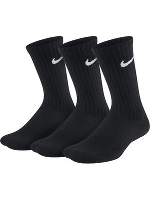 Nike Performance Cushioned Crew Αθλητικές Παιδικές Κάλτσες Μαύρες 3 Ζευγάρια SX6842-010