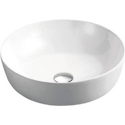 Icon Atena 3217 Επικαθήμενος Νιπτήρας Μπάνιου Στρογγυλός 42x42x13.5cm Λευκός 92955300IC