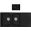 Crown R-16 Economic Ένθετος Νεροχύτης Γρανίτη Granite Black 114x49cm