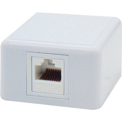 ΠΡΙΖΑ ΔΙΚΤΥΟΥ ΕΠΙΤΟΙΧΗ 1P ME KEYSTONE JACK CAT 5e ΜΕ UL SUT