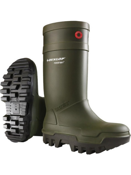 Dunlop Purofort+ Thermo S5 Γαλότσες Ασφαλείας Γονάτου Χακί