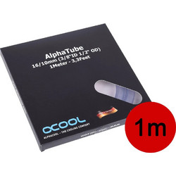 Alphacool Tubing HF 13/10 (3/8"ID) - Clear 1m Retailbox Διάφανο