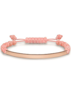 Thomas Sabo Γυναικείο Βραχιόλι Μακραμέ από Κορδόνι & Ασήμι LBA0002-815-9-L21V