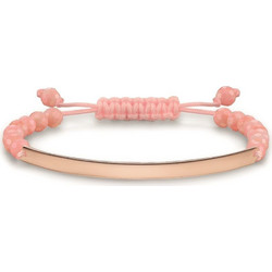 Thomas Sabo Γυναικείο Βραχιόλι Μακραμέ από Κορδόνι & Ασήμι LBA0002-815-9-L21V