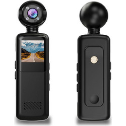 Action Camera 1080P Full HD με WiFi - Νυχτερινή Λήψη - Περιστρεφόμενο Φακό 180 - Ευρυγώνιο 140 και Οθόνη 1.5" C-1 Μαύρη