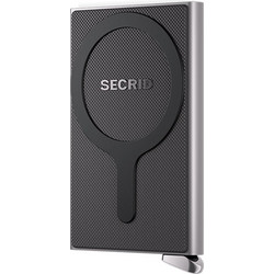 SECRID Premium Cardprotector Fluted For Magsafe - Silver+