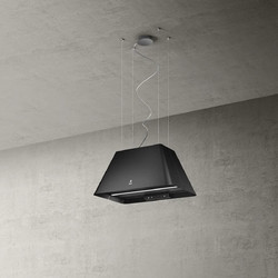 Elica Ikona Light BL MAT/F/60 Απορροφητήρας Νησίδα-Οροφής 60cm Matt Μαύρος
