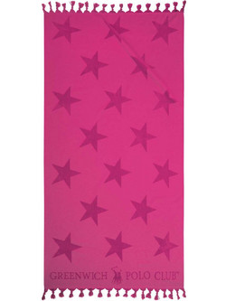 Greenwich Polo Club 3832 Πετσέτα Παρεό Θαλάσσης Ροζ 90x170cm
