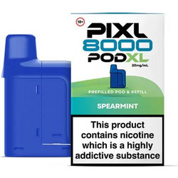 Pixl 8000 Spearmint Prefilled Pod 20mg