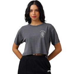 CONVERSE NMYSTIC ROSE BOXY T-SHIRT 10027762-A01 Ανθρακί
