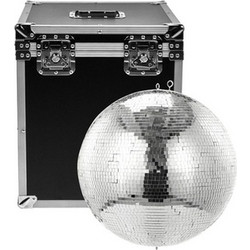 Varytec Mirror Ball 50 + Case Bundle