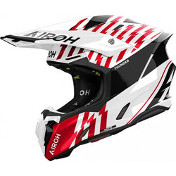 Airoh Twist 3 Thunder Red / White Κράνος Μηχανής