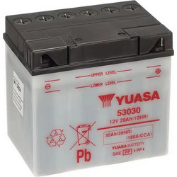 Yuasa Μπαταρία Μοτοσυκλέτας 53030 30Ah