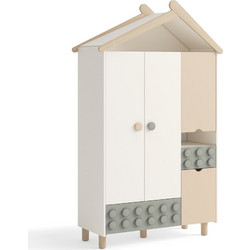 Montessori Ντουλάπα Τρίφυλλη Bebe Stars Lego 481-27