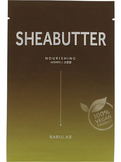 Barulab The Clean Vegan Shea Butter Sheet Μάσκα Προσώπου για Καταπράυνση 1τμχ