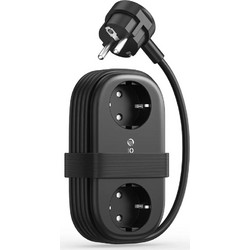 Orico AP3 65W GaN 6in1 Power Strip 2x AC + 2x USB-A + 2x USB-C - Black